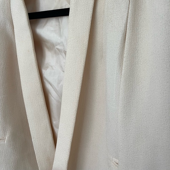 Very J Cream Beige Nude Cape Blazer - Picture 3 of 3